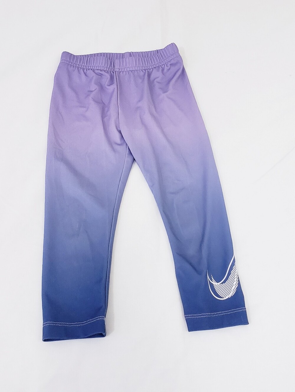 Nike Purple Blue Gradient Ombre Girls Leggings Size 3T Activewear Athletic